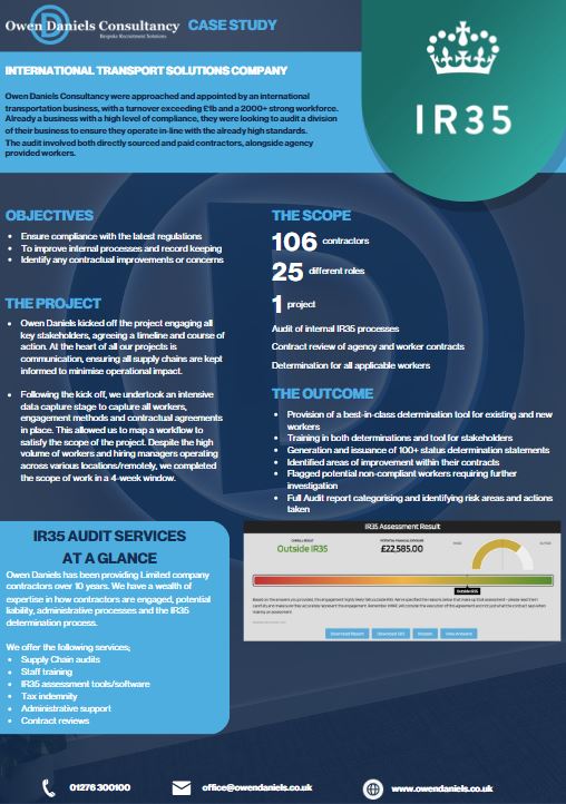 IR35 case study