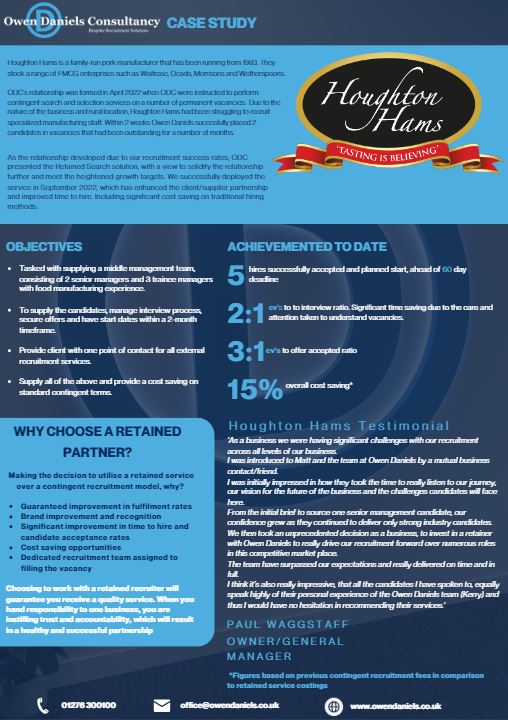 Retained Case Study