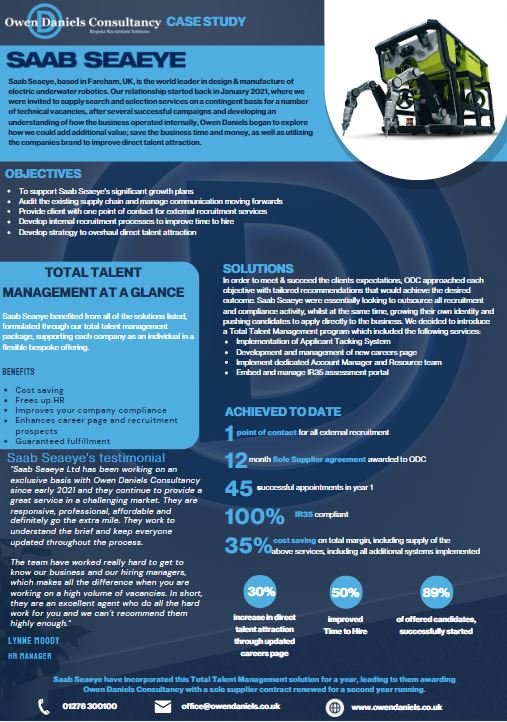 Total Talent Solution case study